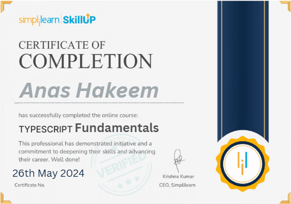 Typescript Fundamentals